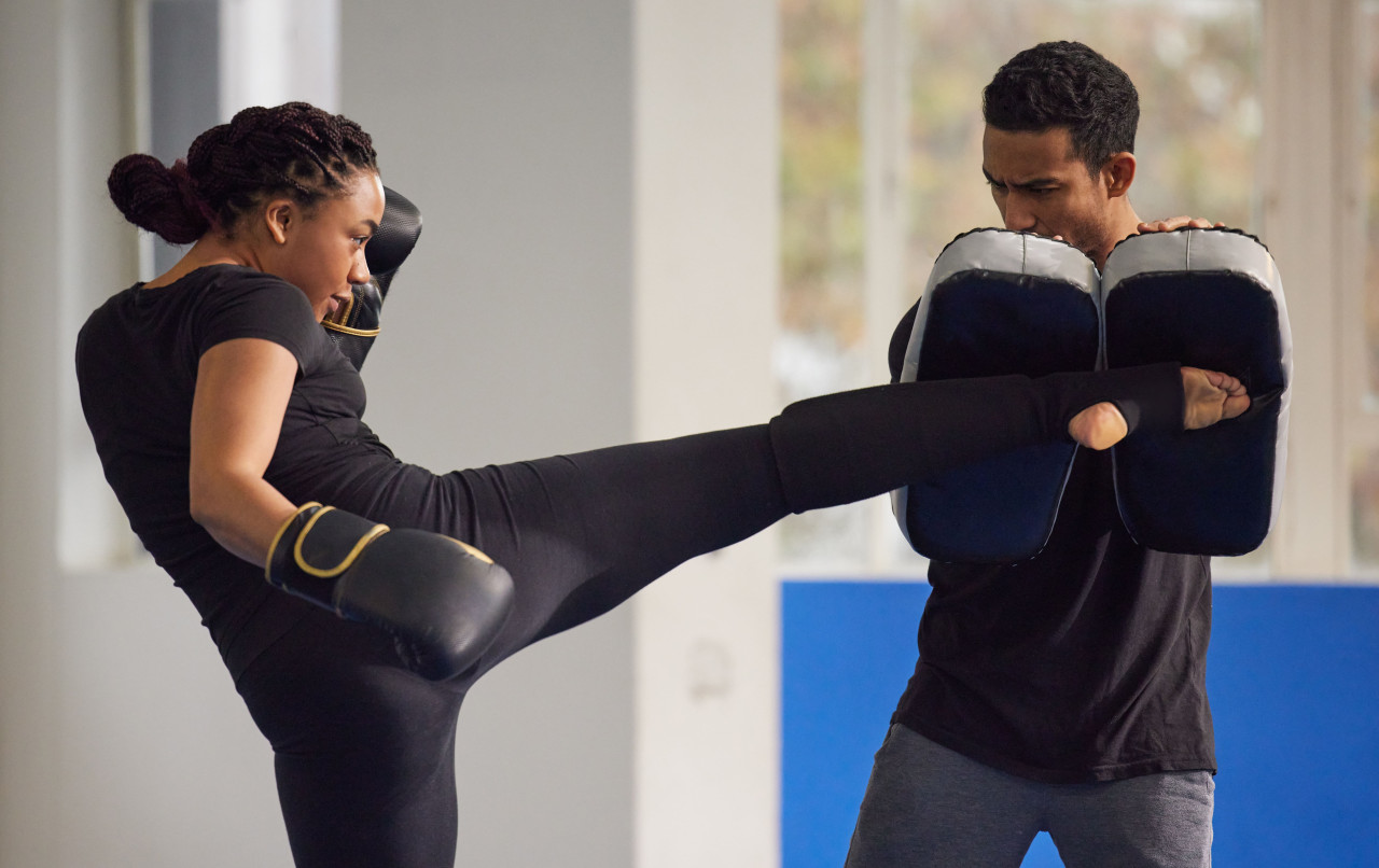 Fitnessboxen Einzeltraining Kick
