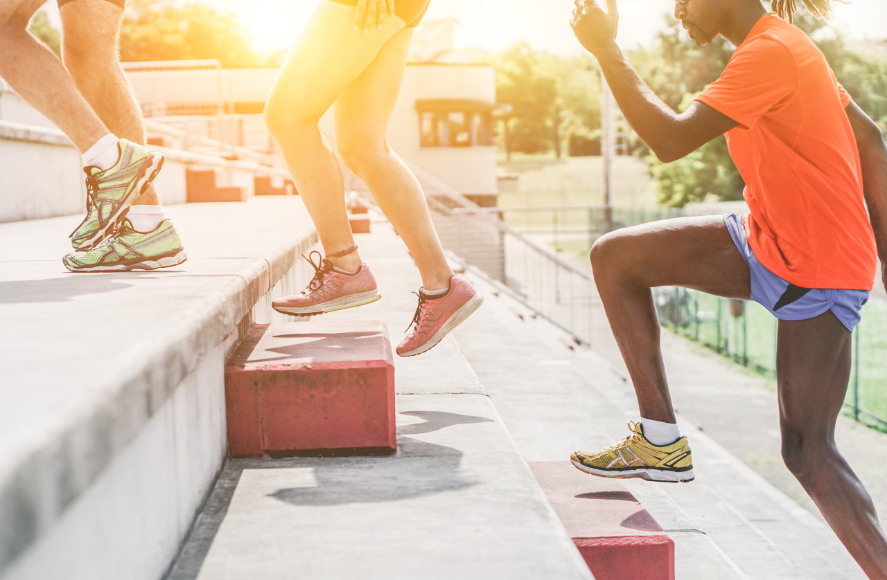 Bootcamp Treppenlauf Konditionstraining